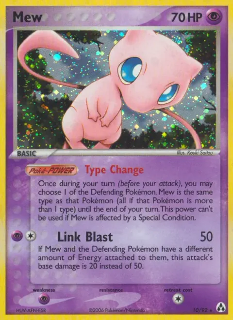 Mew, card 10 from Legend Maker