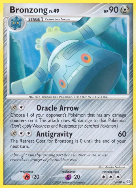 Bronzong, card 14 from Arceus