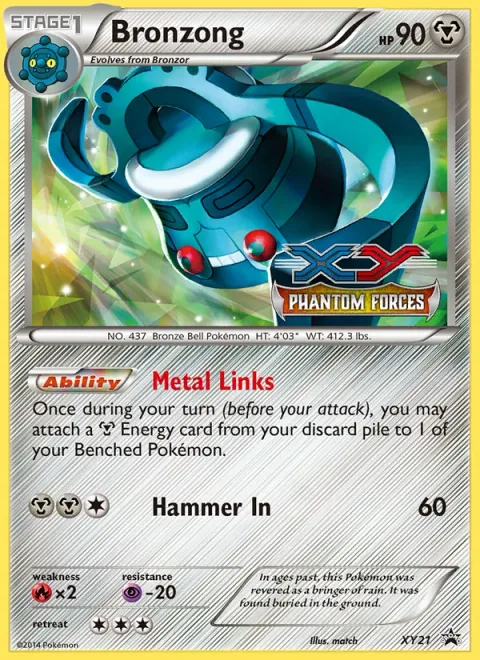 Bronzong, carte XY21 de XY Black Star Promos
