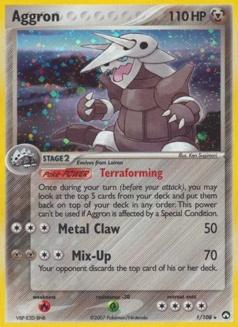 Aggron, carte 1 de Power Keepers