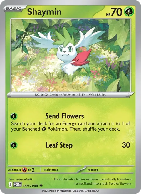 Shaymin, carte 003 de Perfect Order