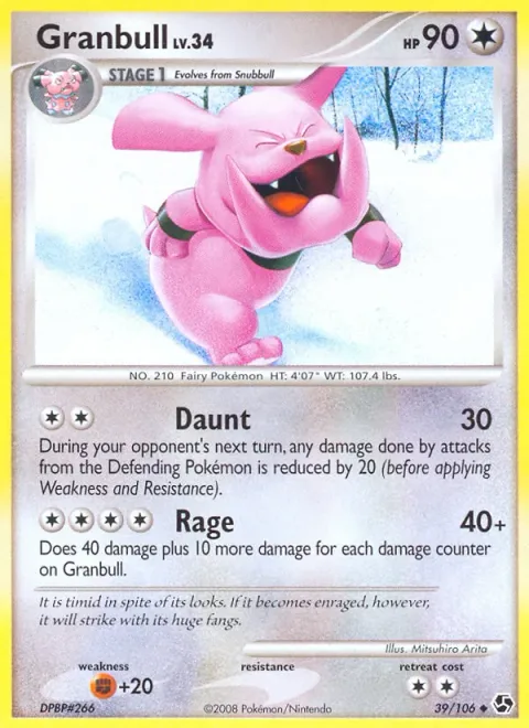 Granbull, carte 39 de Great Encounters