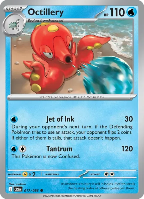 Octillery, carte 017 de Chaos Rising