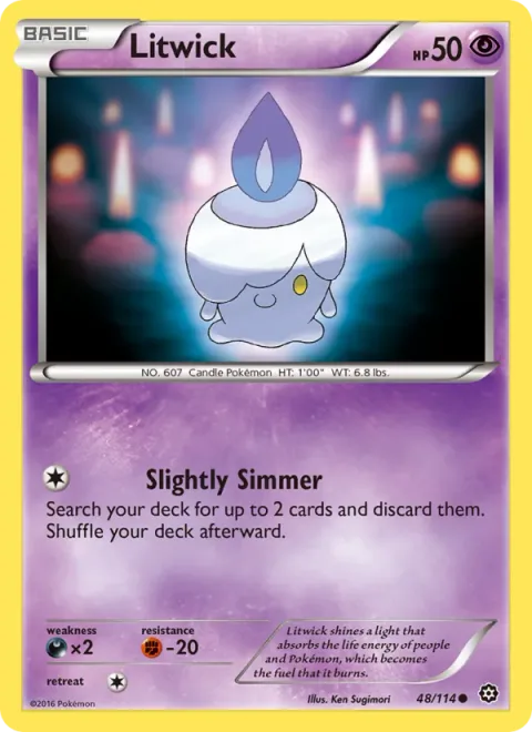 Litwick, carte 48 de Steam Siege