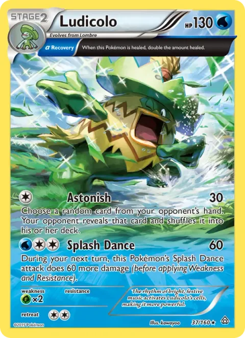 Ludicolo, card 37 from Primal Clash