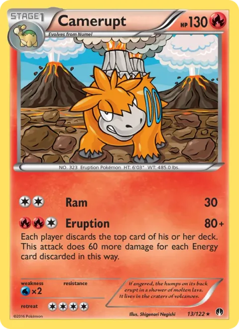 Camerupt, carte 13 de BREAKpoint