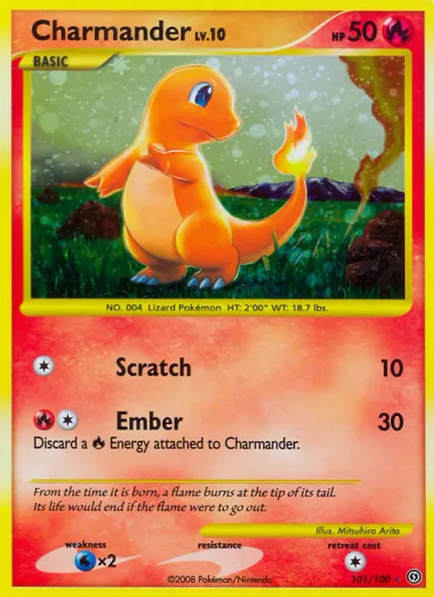 Charmander, carte 101 de Stormfront