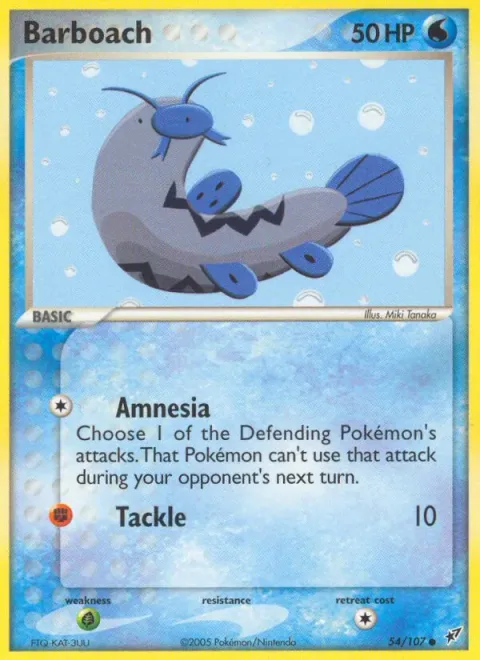 Barboach, card 54 from Deoxys