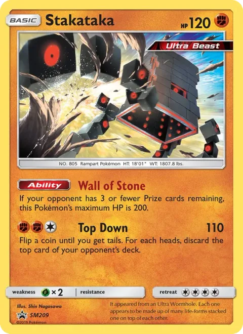 Stakataka, carte SM209 de SM Black Star Promos