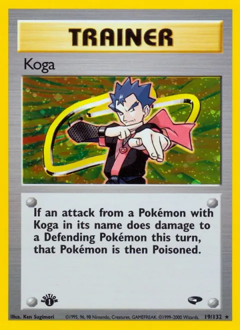 Koga, card 19 from Gym Challenge