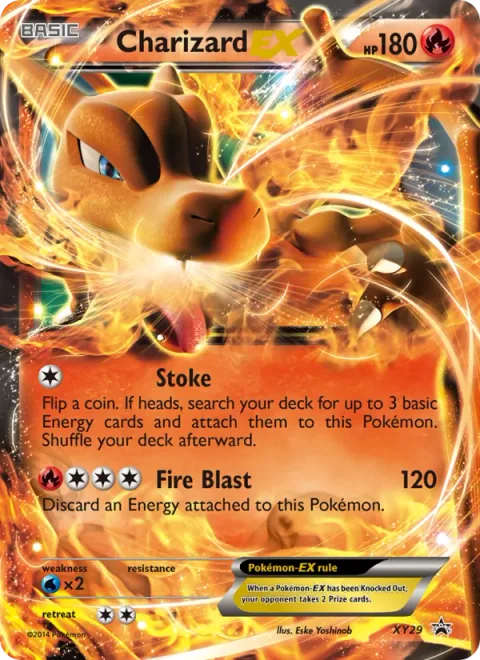 Charizard EX, carte XY29 de XY Black Star Promos