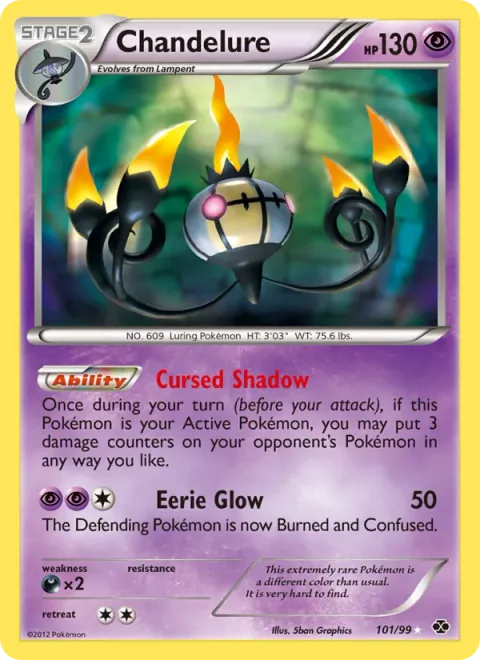 Chandelure, card 101 from Next Destinies