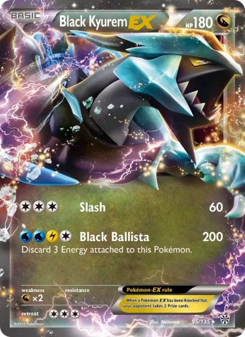 Black Kyurem-EX, carte 95 de Plasma Storm