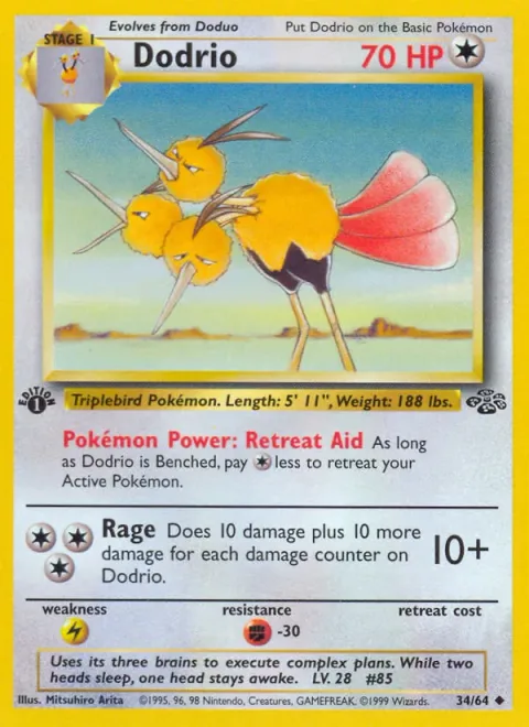 Dodrio, card 34 from Jungle