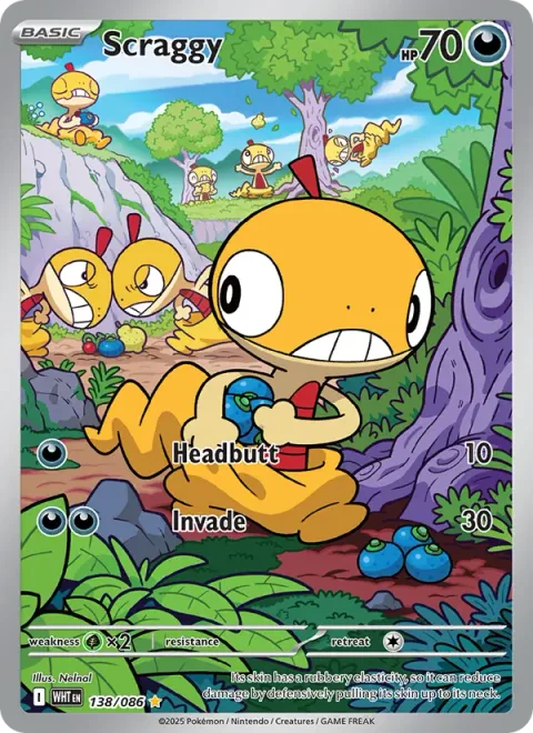Scraggy, card 138 from White Flare