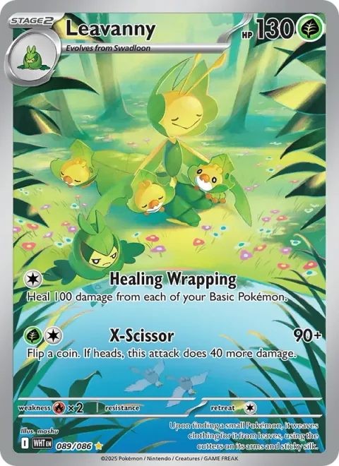 Leavanny, card 089 from White Flare