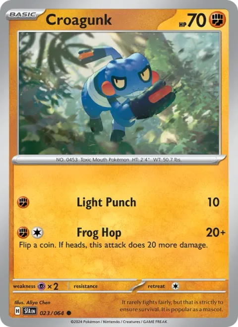 Croagunk, carte 023 de Shrouded Fable