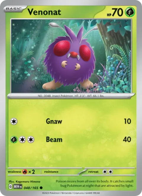 Venonat, card 048 from 151