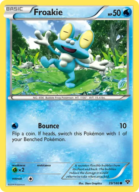 Froakie, carte 39 de XY