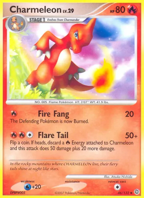 Charmeleon, carte 46 de Secret Wonders