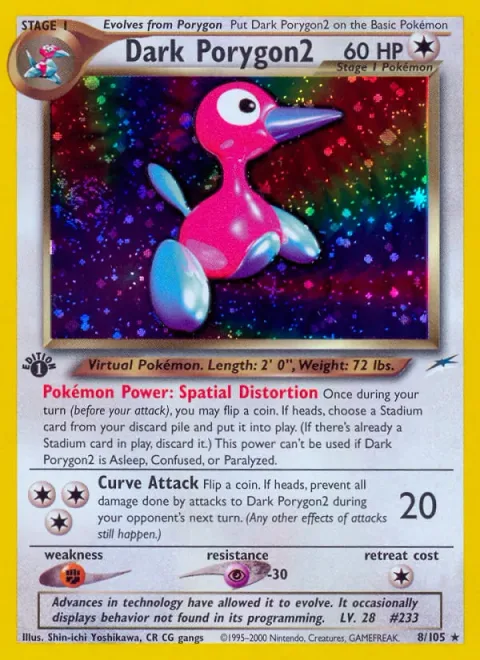 Dark Porygon2, carte 8 de Neo Destiny