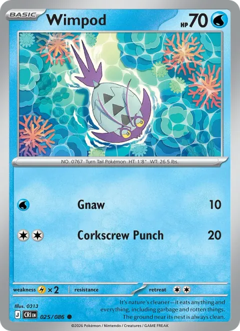Wimpod, carte 025 de Chaos Rising