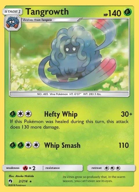 Tangrowth, carte 2 de Lost Thunder