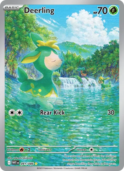 Deerling, carte 091 de White Flare