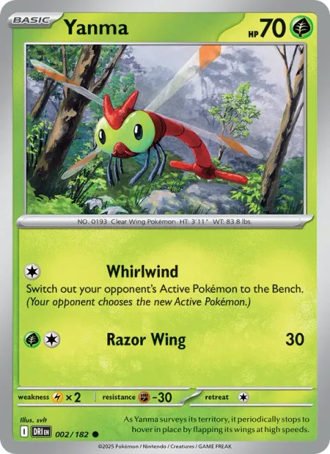 Yanma, card 002 from Destined Rivals