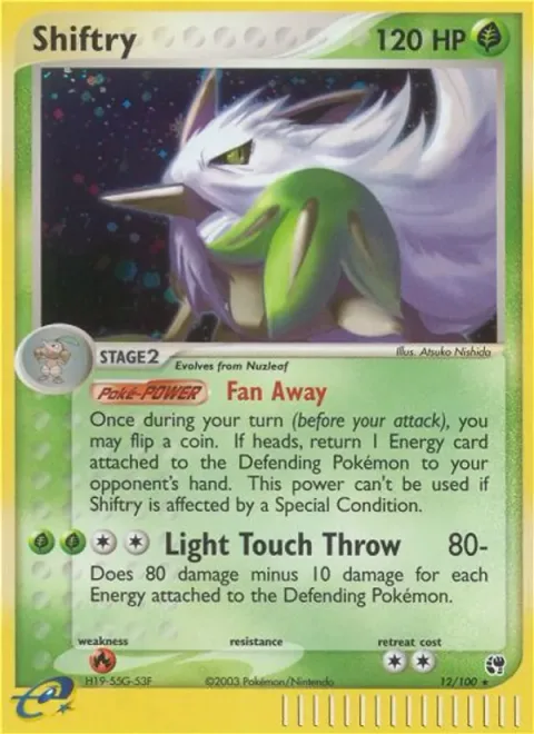 Shiftry, carte 12 de Sandstorm
