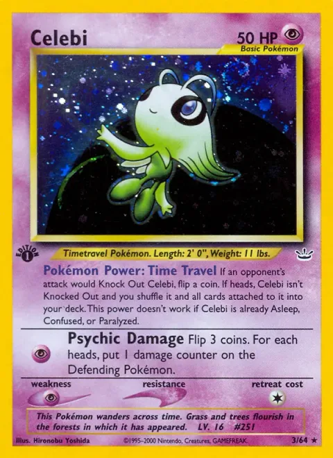 Celebi, carte 3 de Neo Revelation