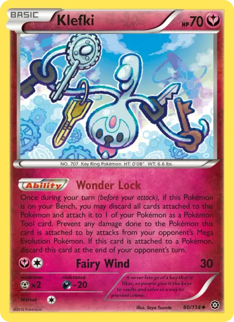 Klefki, carte 80 de Steam Siege
