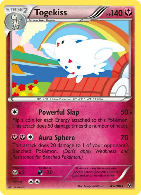 Togekiss, carte 45 de Roaring Skies