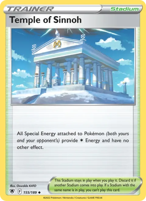 Temple of Sinnoh, carte 155 de Astral Radiance