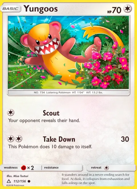 Yungoos, carte 112 de Ultra Prism