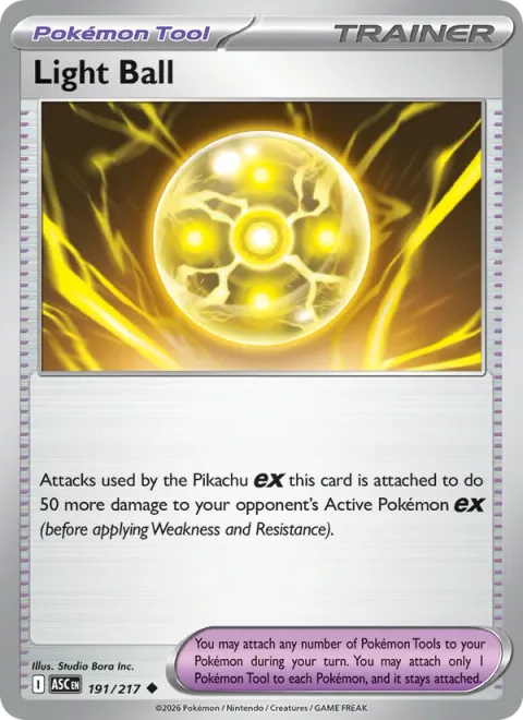 Light Ball, card 191 from Ascended Heroes