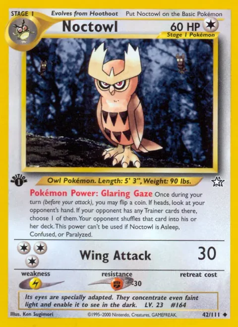 Noctowl, carte 42 de Neo Genesis
