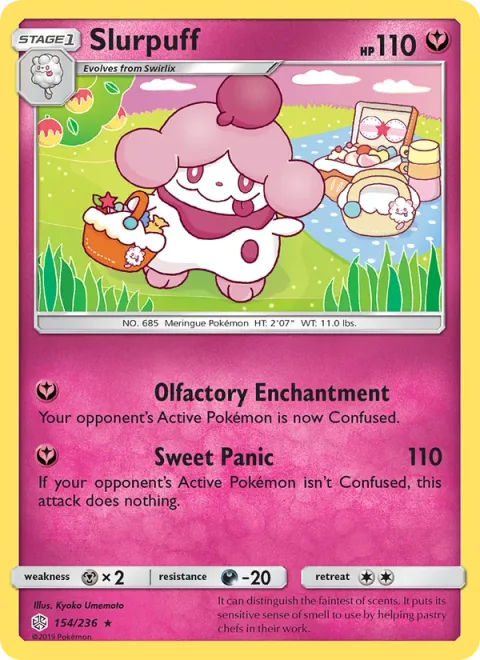 Slurpuff, carte 154 de Cosmic Eclipse