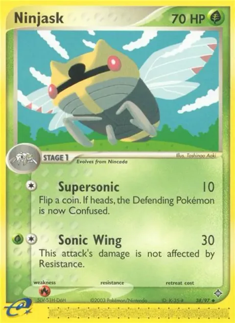 Ninjask, card 38 from Dragon