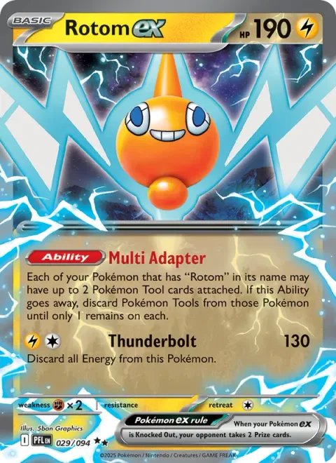 Rotom ex, carte 029 de Phantasmal Flames
