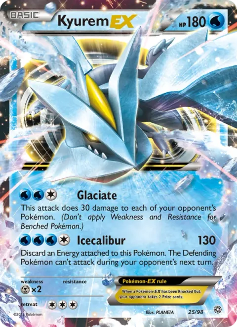 Kyurem EX, carte 25 de Ancient Origins