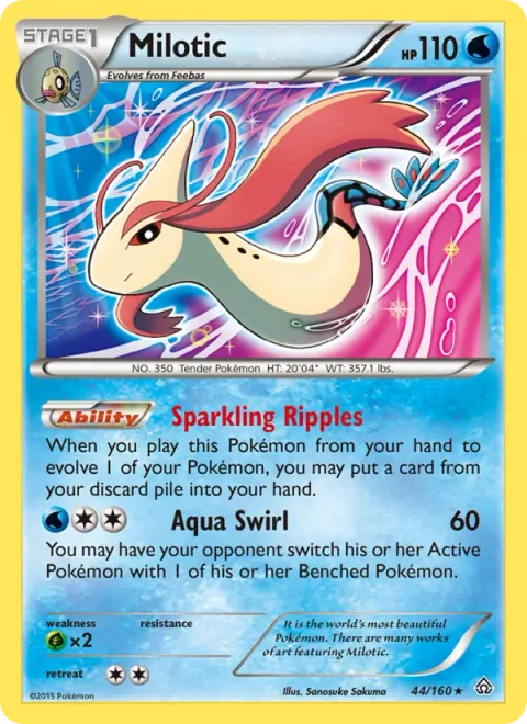 Milotic, carte 44 de Primal Clash