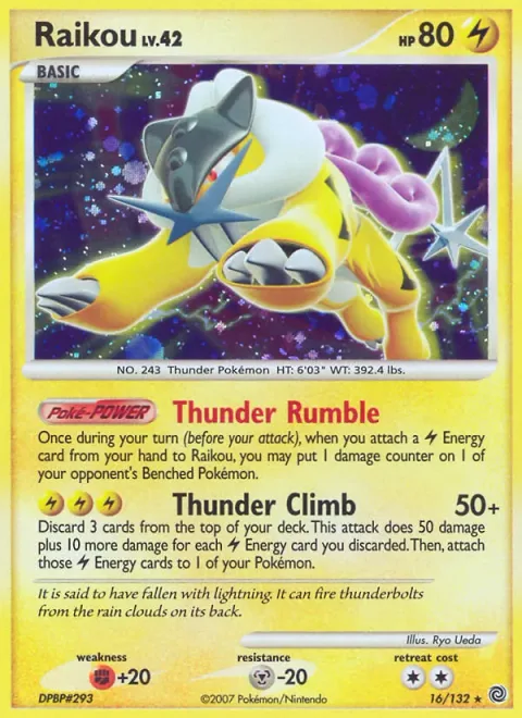 Raikou, card 16 from Secret Wonders