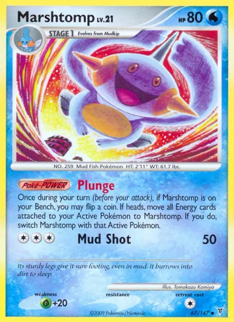 Marshtomp, card 67 from Supreme Victors