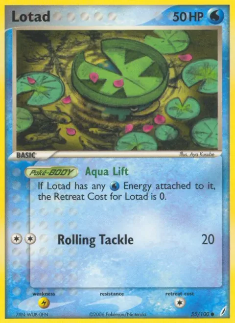 Lotad, card 55 from Crystal Guardians