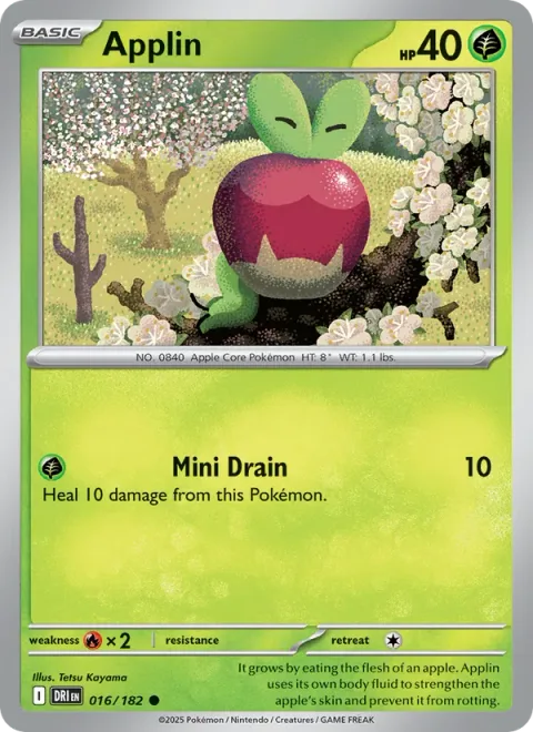 Applin, carte 016 de Destined Rivals