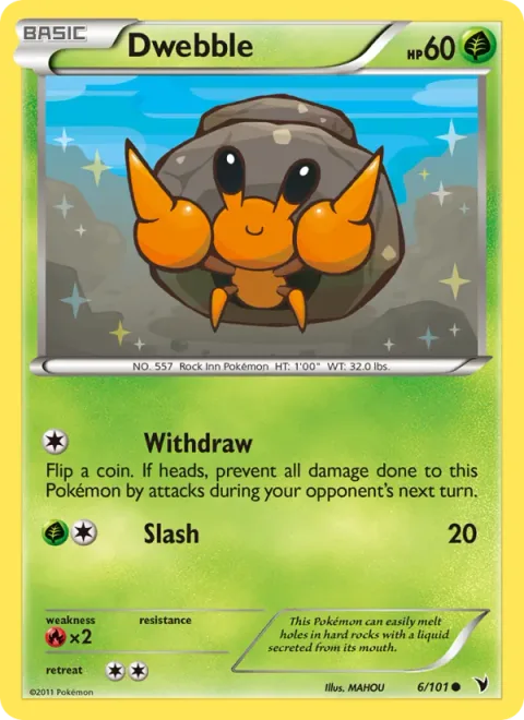 Dwebble, card 6 from Noble Victories