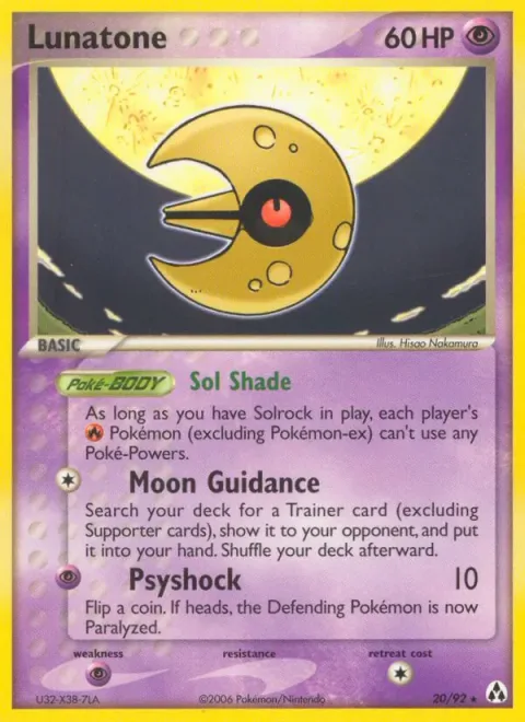 Lunatone, carte 20 de Legend Maker