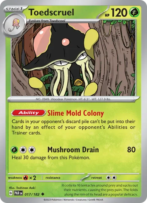 Toedscruel, card 017 from Paradox Rift
