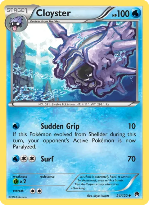 Cloyster, carte 24 de BREAKpoint